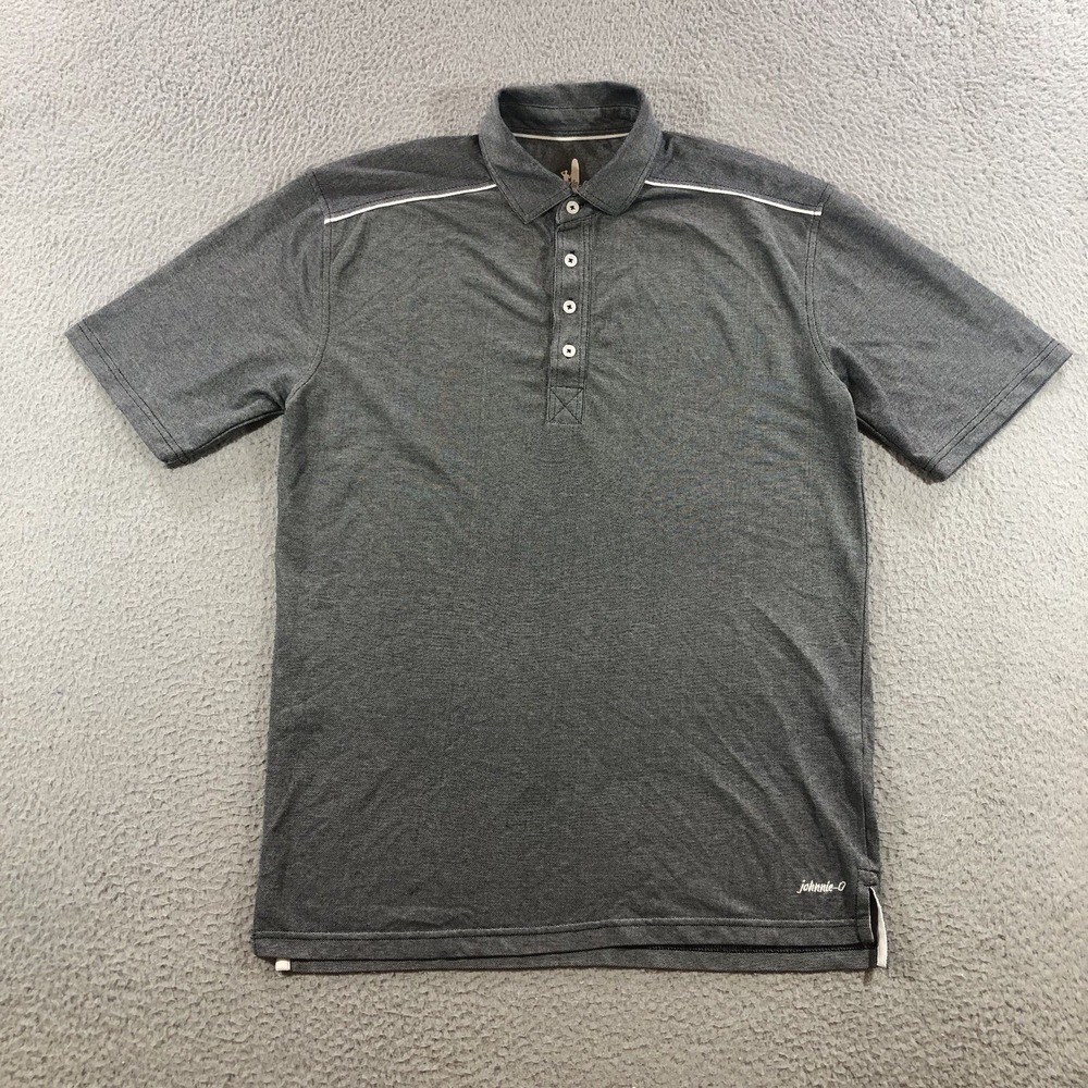 Johnnie o polo Shirt Men's S Gray Golf Active Quick Dry
